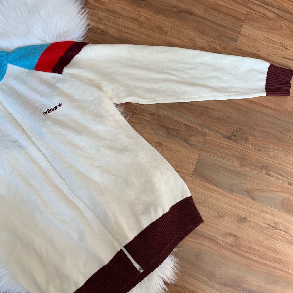 SOLD π« Adidas Retro Style Zip Up Sweater - Picture 6 of 8
